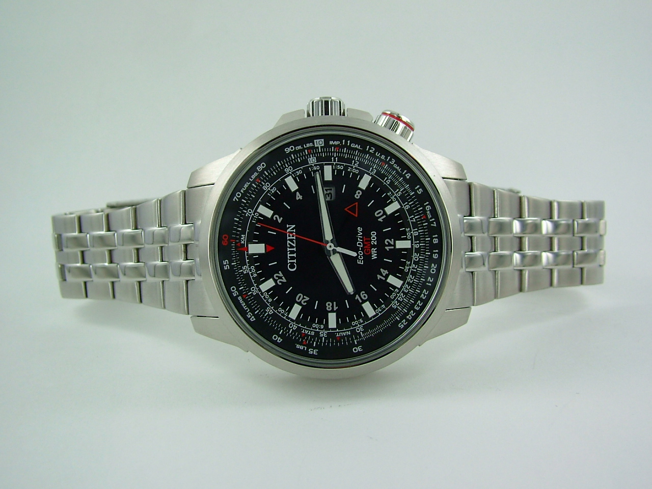 CITIZEN GN-4W-S Eco-drive GMT Chronograph – Clockwise