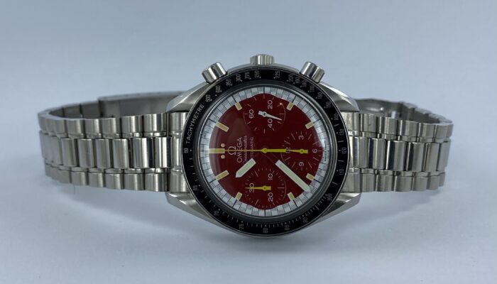 Omega Speedmaster Reduced Racing Schumacher 3510.61 Red Edition Full Set Clockwise Hellevoetsluis