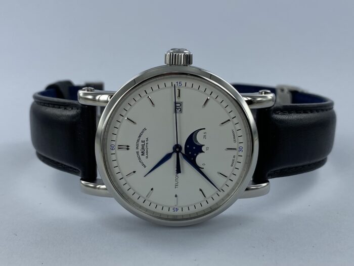 Muhle Teutonia IV Moonphase ref. M1-44-05-LB Clockwise Hellevoetsluis