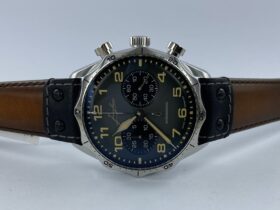 Junghans Pilot Chronoscope ref. 27/3493.00 Clockwise Hellevoetsluis
