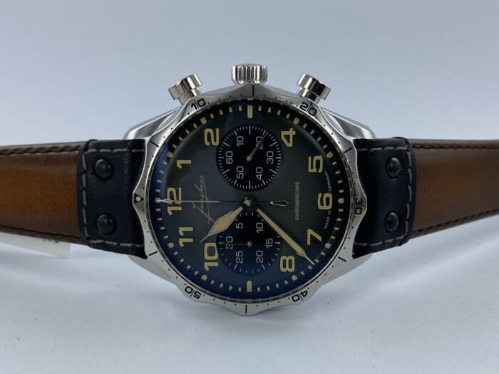 Junghans Pilot Chronoscope ref. 27/3493.00 Clockwise Hellevoetsluis