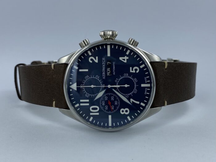 Aerowatch Les Grandes Classiques A61989AA05 Clockwise Hellevoetsluis