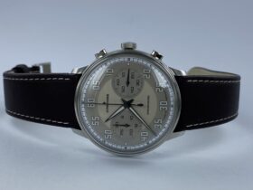 Junghans Meister Driver Chronoscope ref. 027.3684.00 Clockwise Hellevoetsluis
