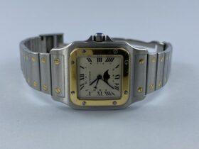 Cartier Santos Galbée Moonphase ref.119902 Clockwise Hellevoetsluis