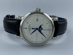 Muhle Glashutte Teutonia IV Moonphase M1-44-05-200 LB Clockwise Hellevoetsluis